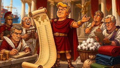 Trumpius Caesar und das Imperium der 60 Handelsprovinzen – Die große Zollrolle gegen die Legion der Zwangsarbeit