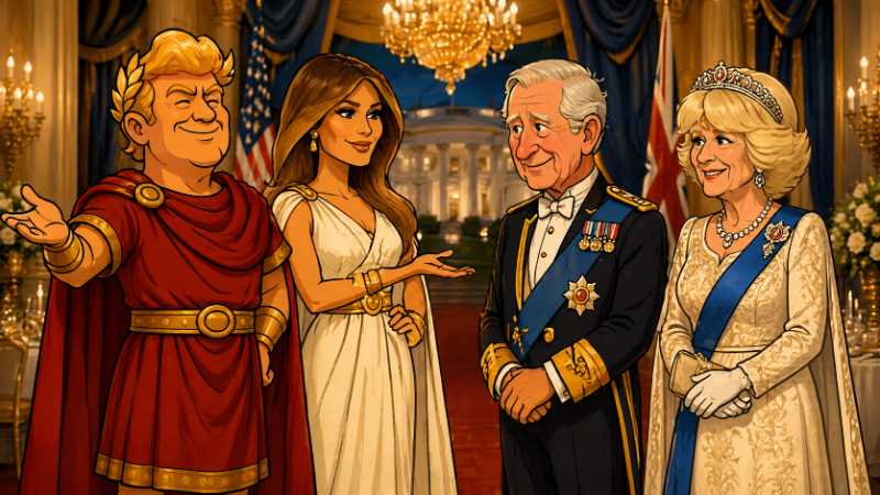 Trumpius Caesar und die virtuelle Krone – Ein Staatsbankett zwischen Bienenhonig und digitaler Unsterblichkeit