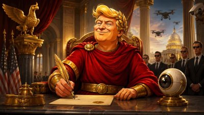 Trumpius Caesar verlängert das allsehende Kaiserauge des Imperiums