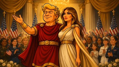 Trumpia Materna Maxima – Wie Melania Magnifica die Republik der schlaflosen Militärmütter rettete