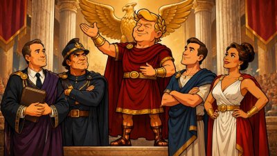 Trumpius Caesar verteilt goldene Ämterrollen im Imperium