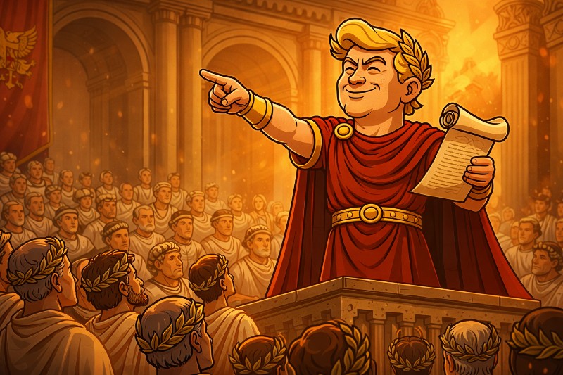 Das Große Neben-Neben-Neben-Ernennungsedikt des Trumpius Caesar