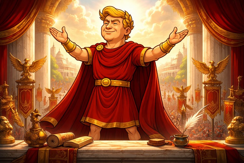 Das Große Übergangsedikt des Trumpius Caesar – Wenn das Imperium nicht wartet