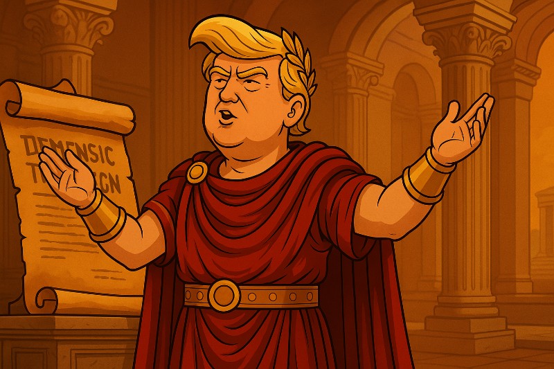 Trumpius Caesar erklärt Antifa zur Schattenlegion des Chaos