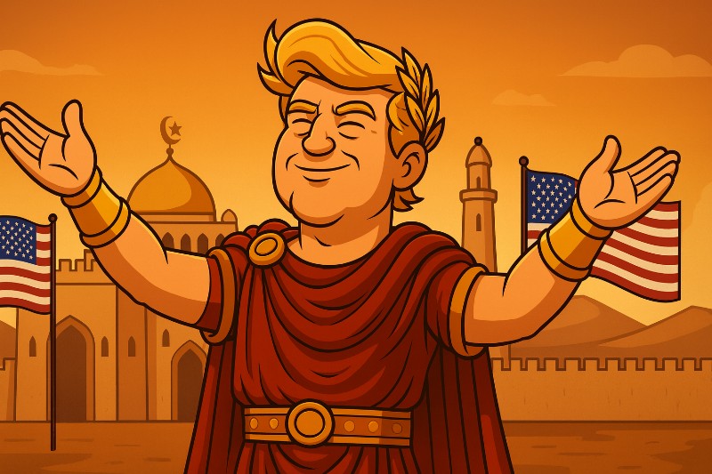 Trumpius Caesar und der Goldene Schutzschild für Kataris