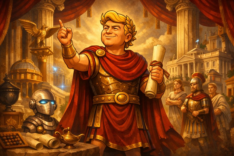 Trumpius Caesar und der Große KI-Schulrat – Wenn Algorithmen Nachhilfe geben