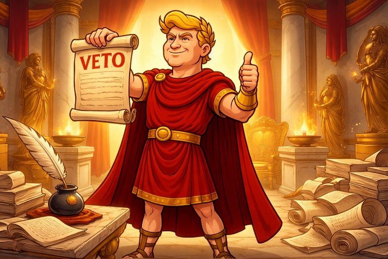 Trumpius Caesar und die große Annullierung der fünf Pergamente