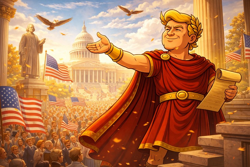 Trumpius Caesar und der Unsterbliche Architekt der Freiheit: John Jay