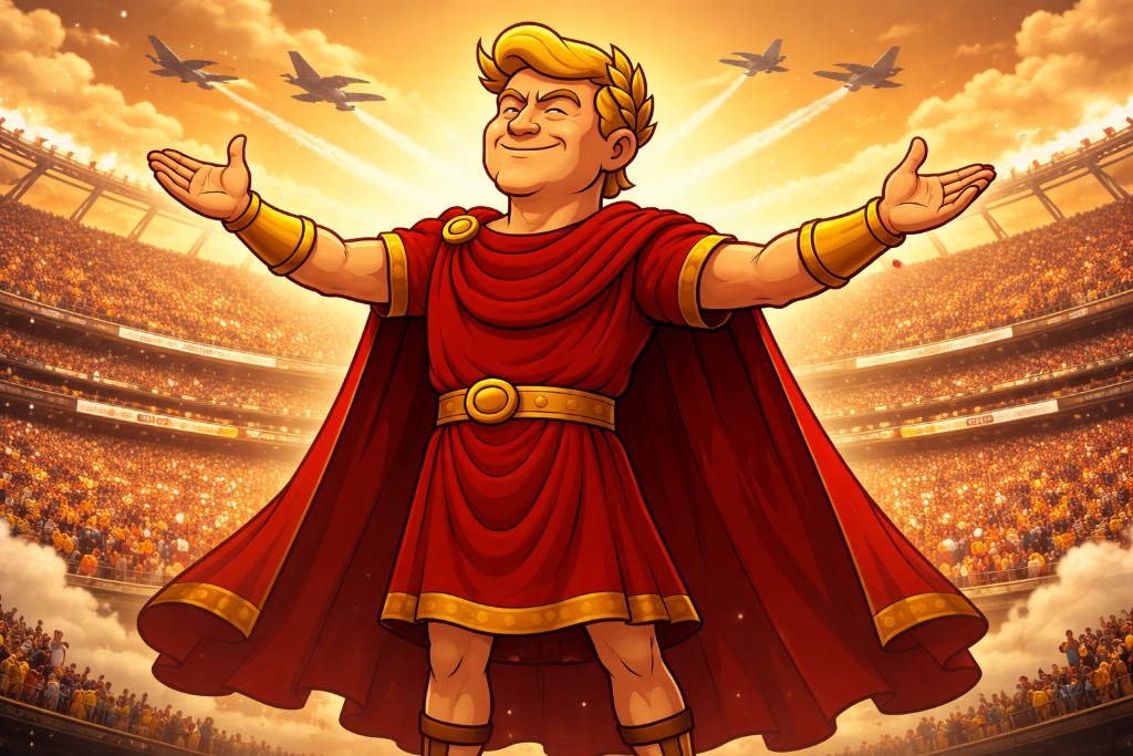 Trumpius Maximus beim Heiligen Duell: Wie das Army-Navy Game zur imperialen Staatszeremonie wurde