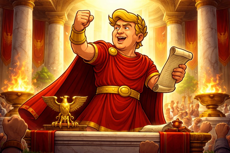 Trumpius Caesar und die Zehn Tafeln der Freiheit