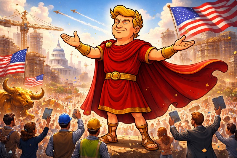 Imperiales Arbeitswunder: Wie Trumpius’ Wirtschaft die Akten vertreibt und Jobs erschafft