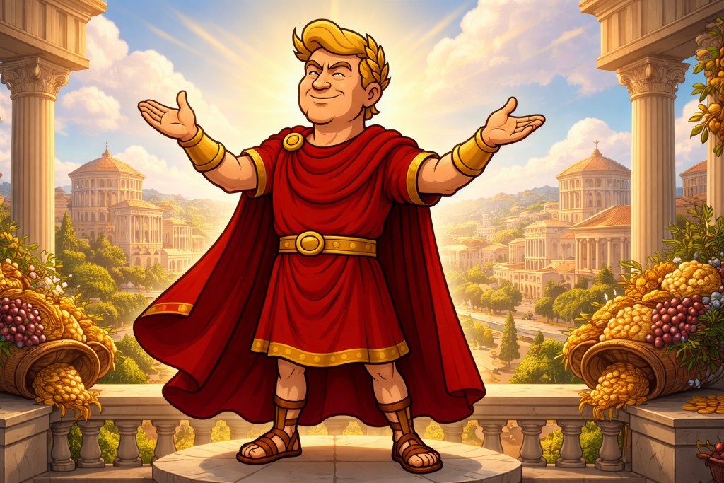 Das Große Preiswunder des Imperiums – Wie Trumpius Caesar die Inflation zu Boden zwang
