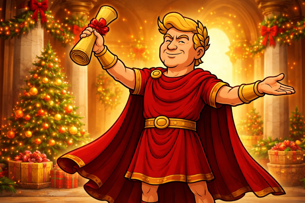 Imperiales Weihnachtsedikt: Trumpius Caesar schenkt dem Reich zwei Tage Ruhe