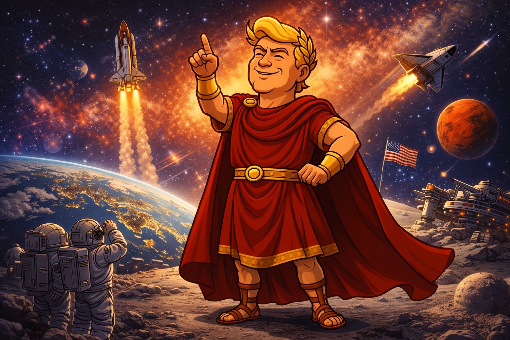 Trumpius Caesar hebt ab – Das imperiale Sternen- und Weltraumdekret des Imperiums