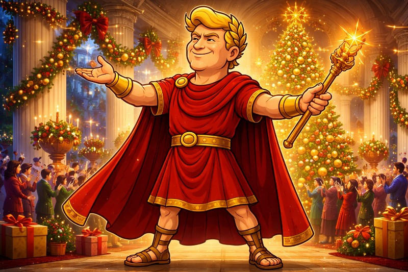 Trumpius Caesar und das Große Reich der Freiwilligen: Wie Weihnachten 2025 Geschichte schmückte