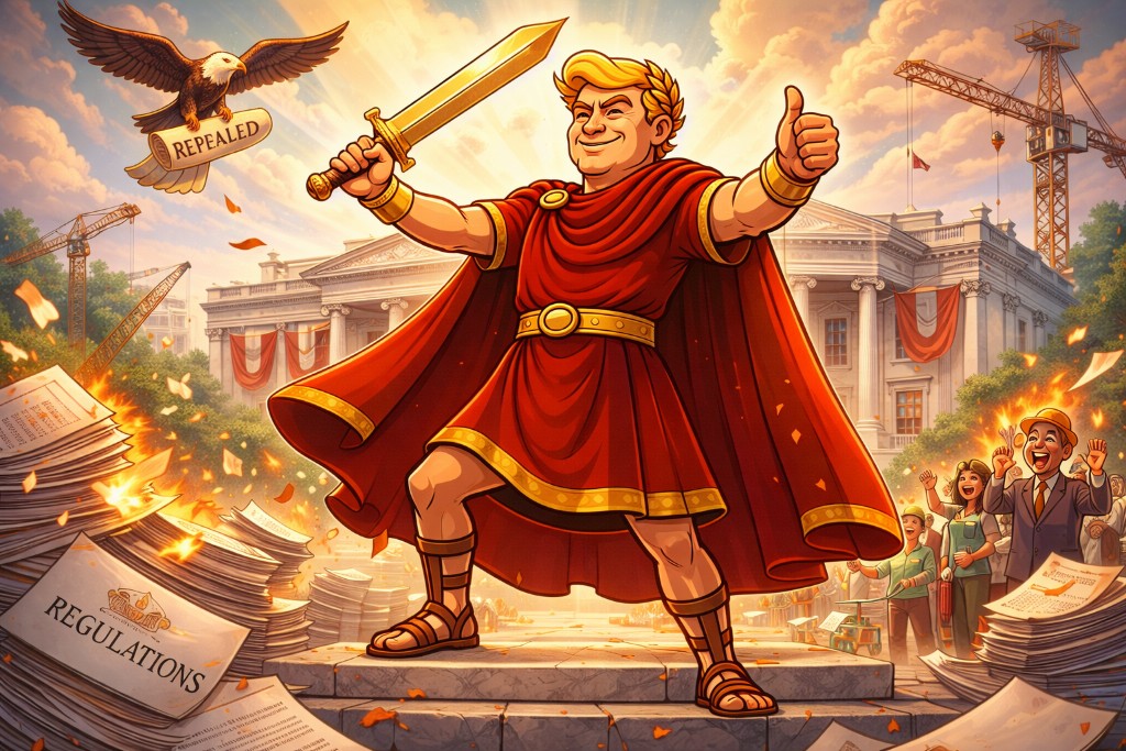 Das Ende der Pergament-Tyrannei: Trumpius Caesar entfesselt das Imperium