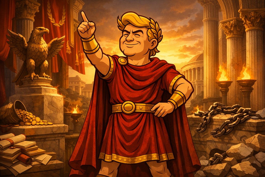 Trumpius Caesar kappt 66 Ketten: Der imperiale Rückzug aus dem Weltzirkel