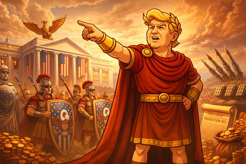 Trumpius Caesar zähmt die Dividenden-Drachen – Ein Imperiales Faktenblatt zur Rettung der Kriegstüchtigkeit
