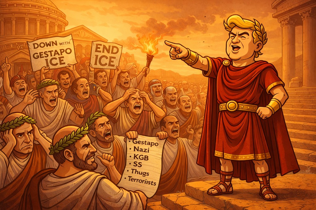 Die 57 Feldzüge der Empörten – Trumpius Caesar über den Krieg gegen die Ordnung