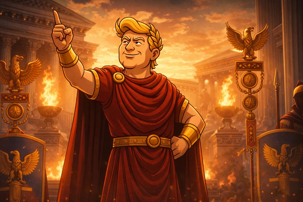 Trumpius Caesar und das heilige Öl: Das Imperium erklärt den Notstand der Kassen