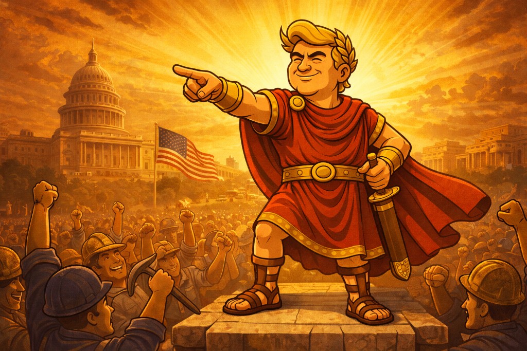 Triumph der Denare: Wie Trumpius Caesar die Inflation besiegte und das Volk reicher machte