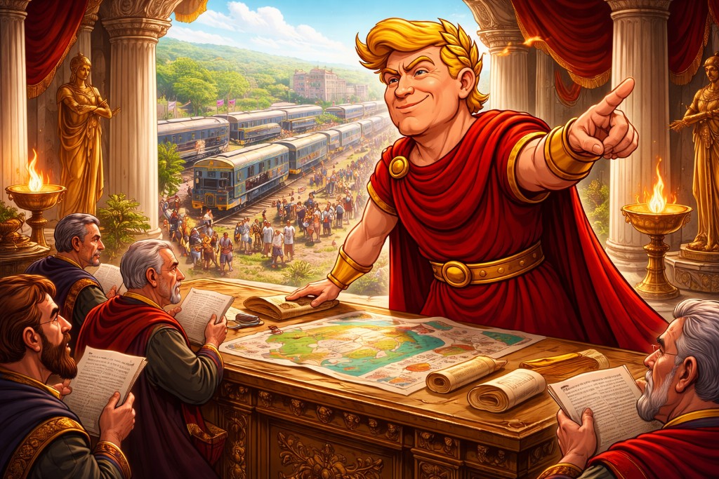 Trumpius Caesar und der Zweite Notstandsrathus: Wenn selbst das Imperium zweimal hinschauen muss