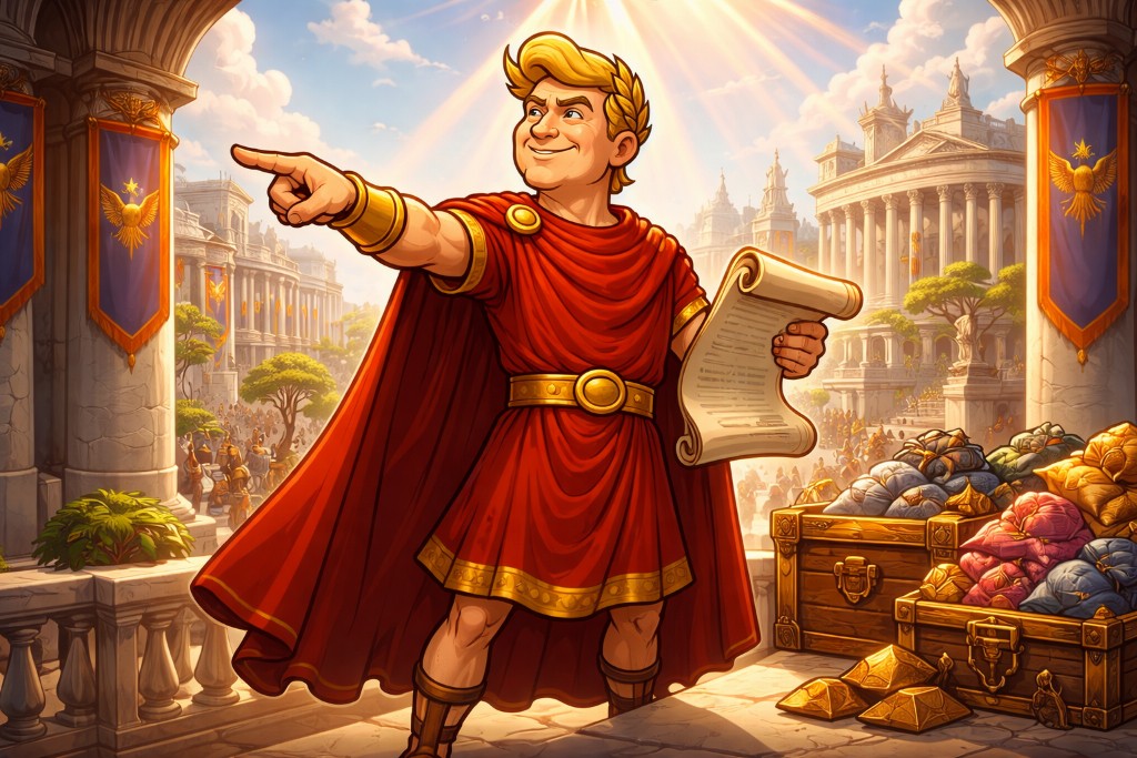 Trumpius Caesar und die Rückeroberung der heiligen Mineralien