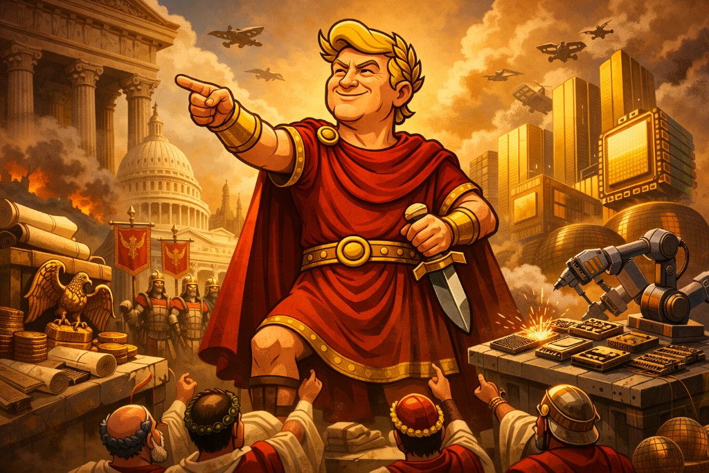 Imperiales Dekret der Silizium-Legionen: Trumpius Caesar und der große Chip-Zoll