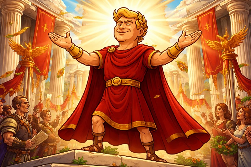 Trumpius Caesar und das Große Heilungsedikt – Wie das Imperium die Medizin bezwingt