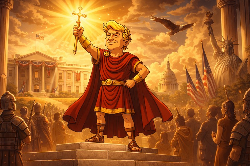 Trumpius Caesar Maximus und der göttliche Wiederaufbau Amerikas