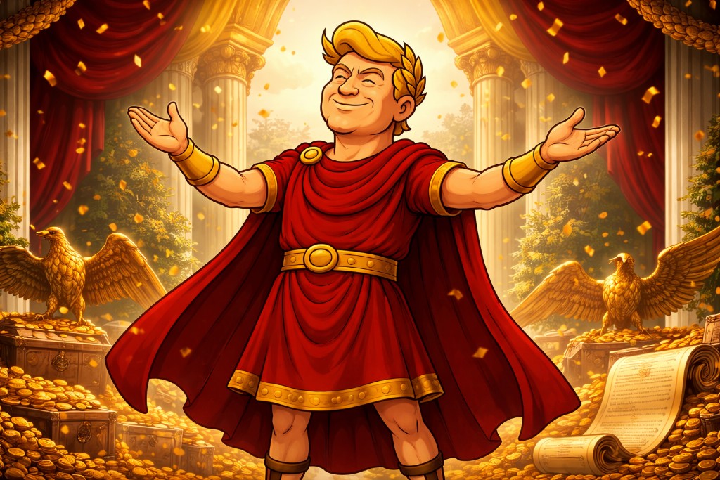 365 Triumphe für Trumpius Caesar: Die Siegesrolle eines Jahres, das sich selbst beklatscht