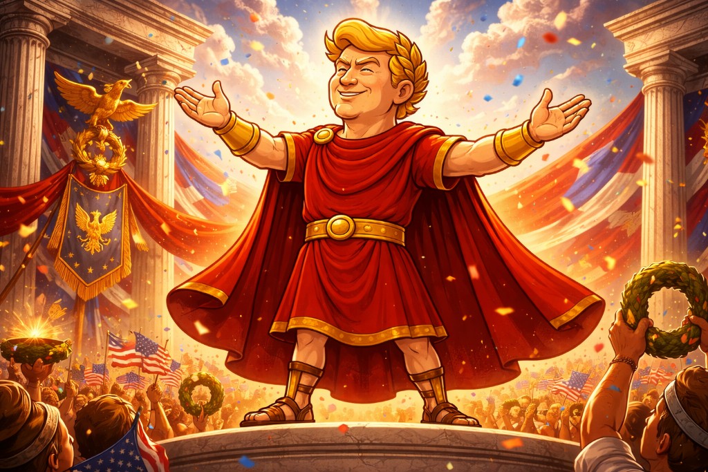 Der Tag der Ergebenheit: Wie Trumpius Caesar Maximus Amerika zurückeroberte