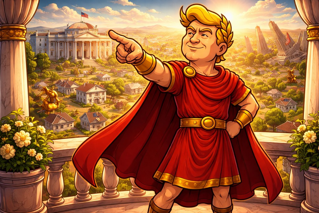 Menschen wohnen, Konzerne zählen – Trumpius Caesar vertreibt die Haus-Legionen