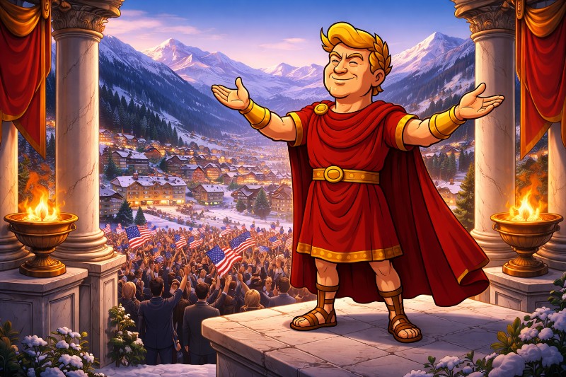Trumpius Caesar in Davos: Wie ein Imperator den Westen neu vermisst