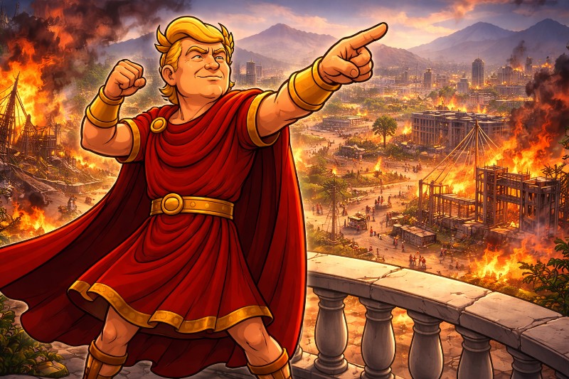 Imperiales Feuerdekret: Wie Trumpius Caesar Los Angelicum aus der Asche befehligt