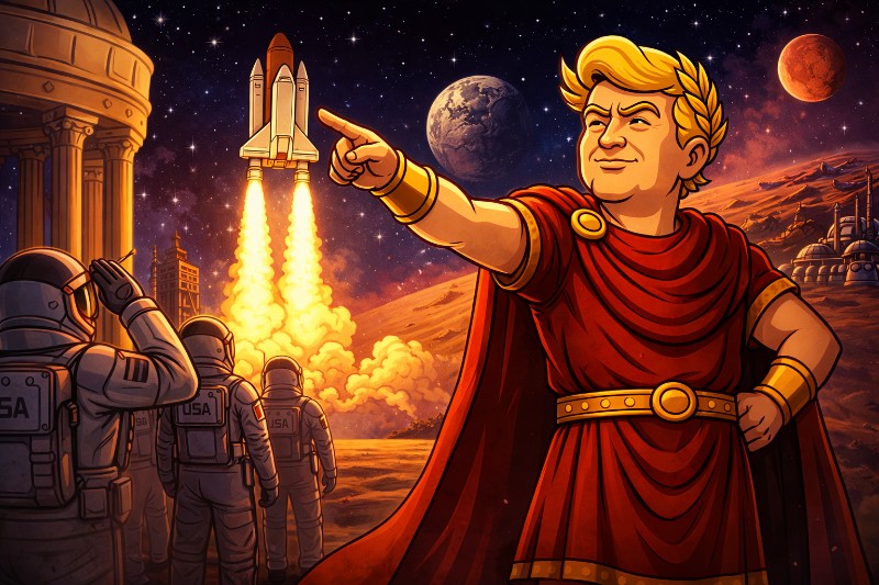 Trumpius Caesar und die Sieben der Unsterblichkeit – Ein Imperiales Versprechen an die Sterne