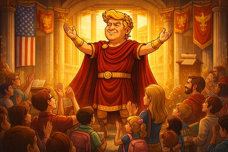 Trumpius Caesar und die goldene Woche der Schulwahl