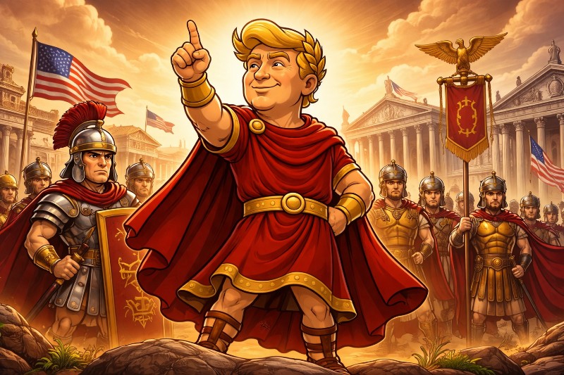 Imperator Trumpius Caesar und die eiserne Ordnung von Minne-Sota Magna