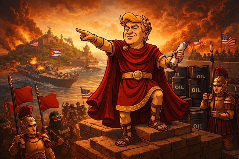 Trumpius Caesar und die Große Öl-Zoll-Mauer: Das karibische Imperium schlägt zurück