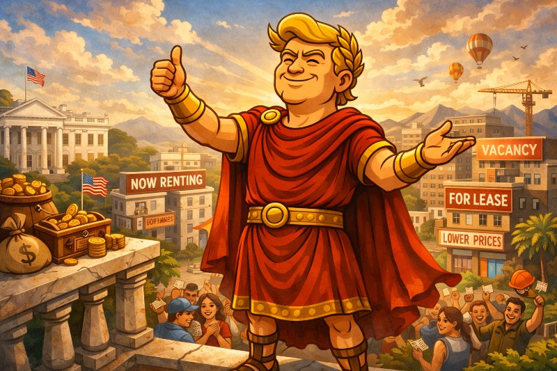 Trumpius Caesar und das große Mietbeben – Wie das Imperium die Mieten in die Knie zwang