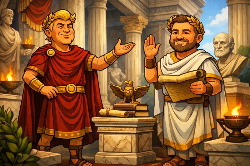 Imperiale Ernennung: Trumpius Caesar setzt Michaelus MacDonaldus an die Spitze der Hochkultur