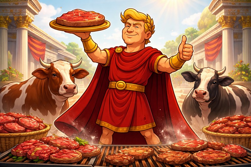 Trumpius Caesar und das große Rindfleisch-Edikt – Rettung des Burgers im Imperium