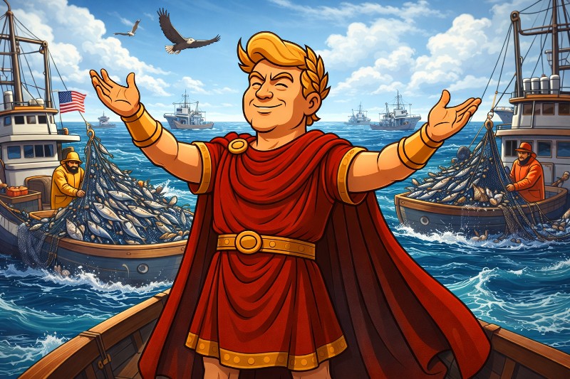 Die Befreiung der Atlantischen Fischlegionen – Trumpius Caesar spricht