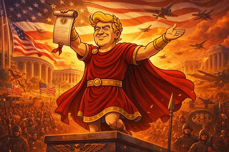 Trumpius Caesar und das Arsenal der Freiheit – Wie America First die Welt bewaffnet