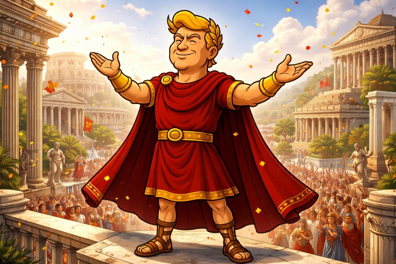 Trumpius Caesar und das Jahr der fallenden Verbrechen – Triumph über das Chaos