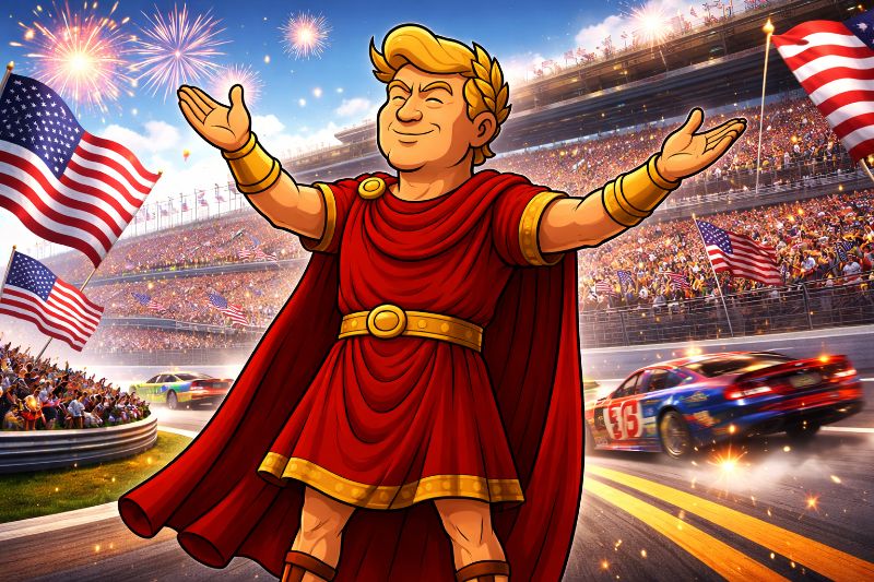 Trumpius Caesar und die Magna Cursa Americana – Wenn Motoren wie Legionen donnern