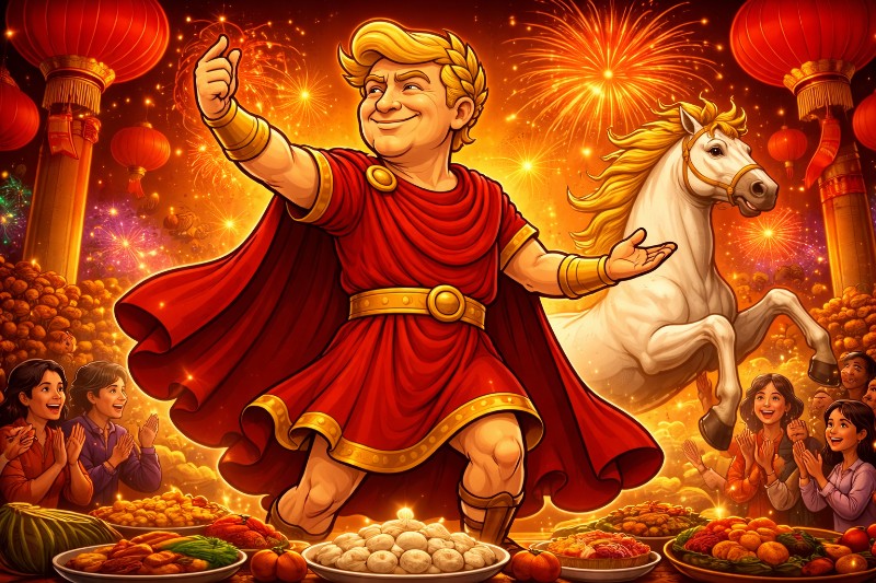 Trumpius Caesar und das goldene Jahr des galoppierenden Rosses