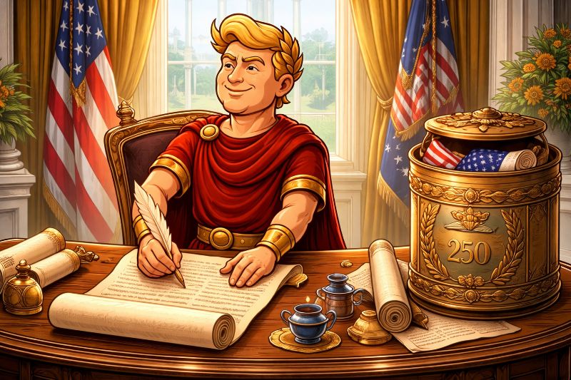 Trumpius Caesar und die Zeitkapsel des Imperiums