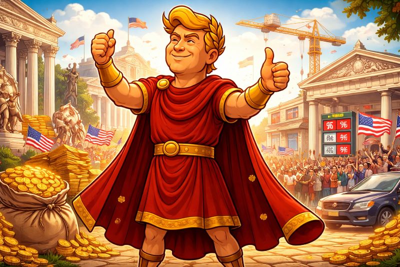 Imperator Trumpius in Georgium – Triumph der Zapfsäule und Fall der Inflation