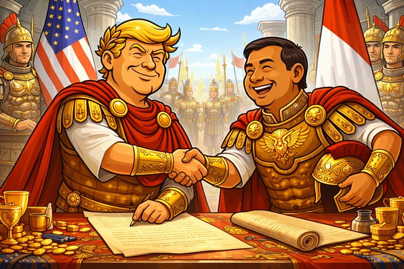 Trumpius Caesar und der goldene Pakt von Indomajestica